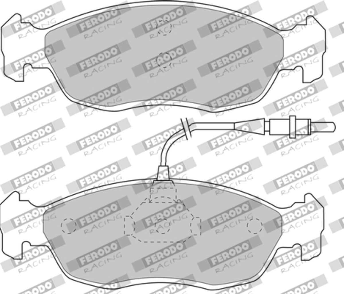 Bremsbelagsatz FERODO Performance FDS876, Vorne