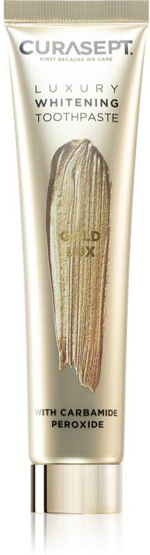 Curasept Gold Lux Toothpaste dentifrice blanchissant au charbon actif 75 ml