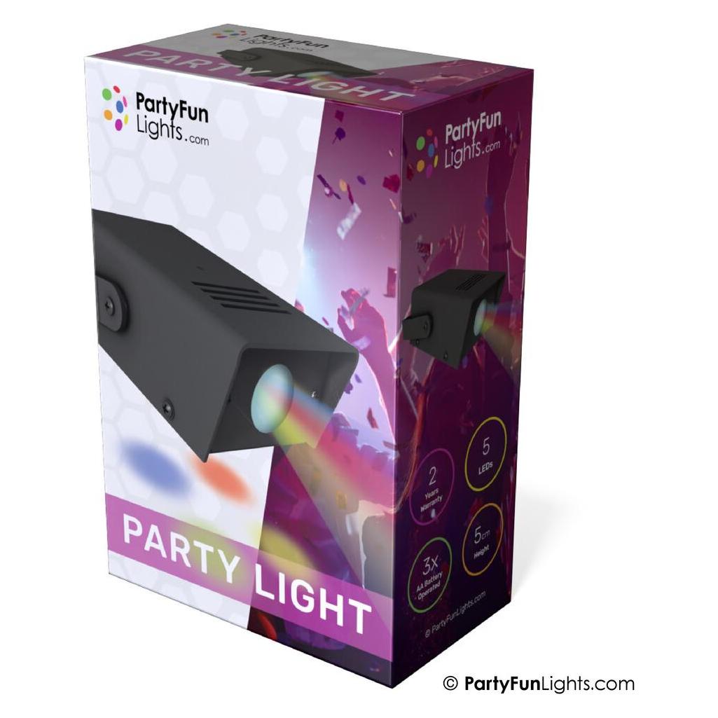 PartyFun Lights Party Fun Lights - Mini projector disco lamp - 12.5cm (605207)