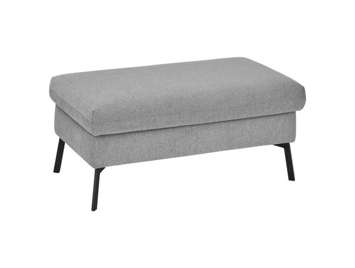 Musterring Hocker, Grau, Metall, rechteckig, 112x47x67 cm, Goldenes M, Dgm, Made in Europe, Organic Content Standard (Ocs) 100, DGM-Klimapakt, DGM-Emissionslabel, Fußauswahl, Lederauswahl, Stoffauswahl, Wohnzimmer, Hocker, Sitzhocker