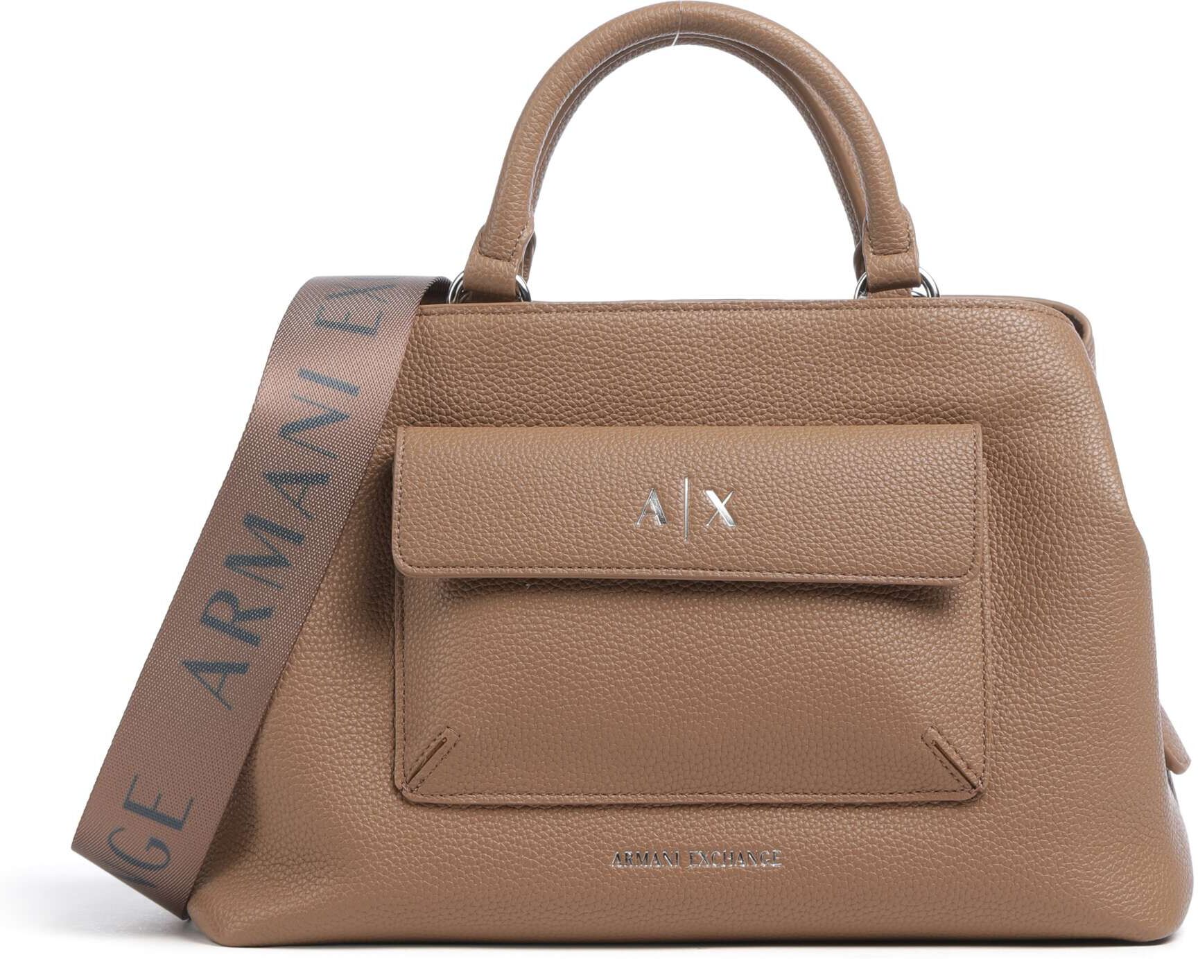 Armani Exchange Nicole M Handtasche aus Leder, braun