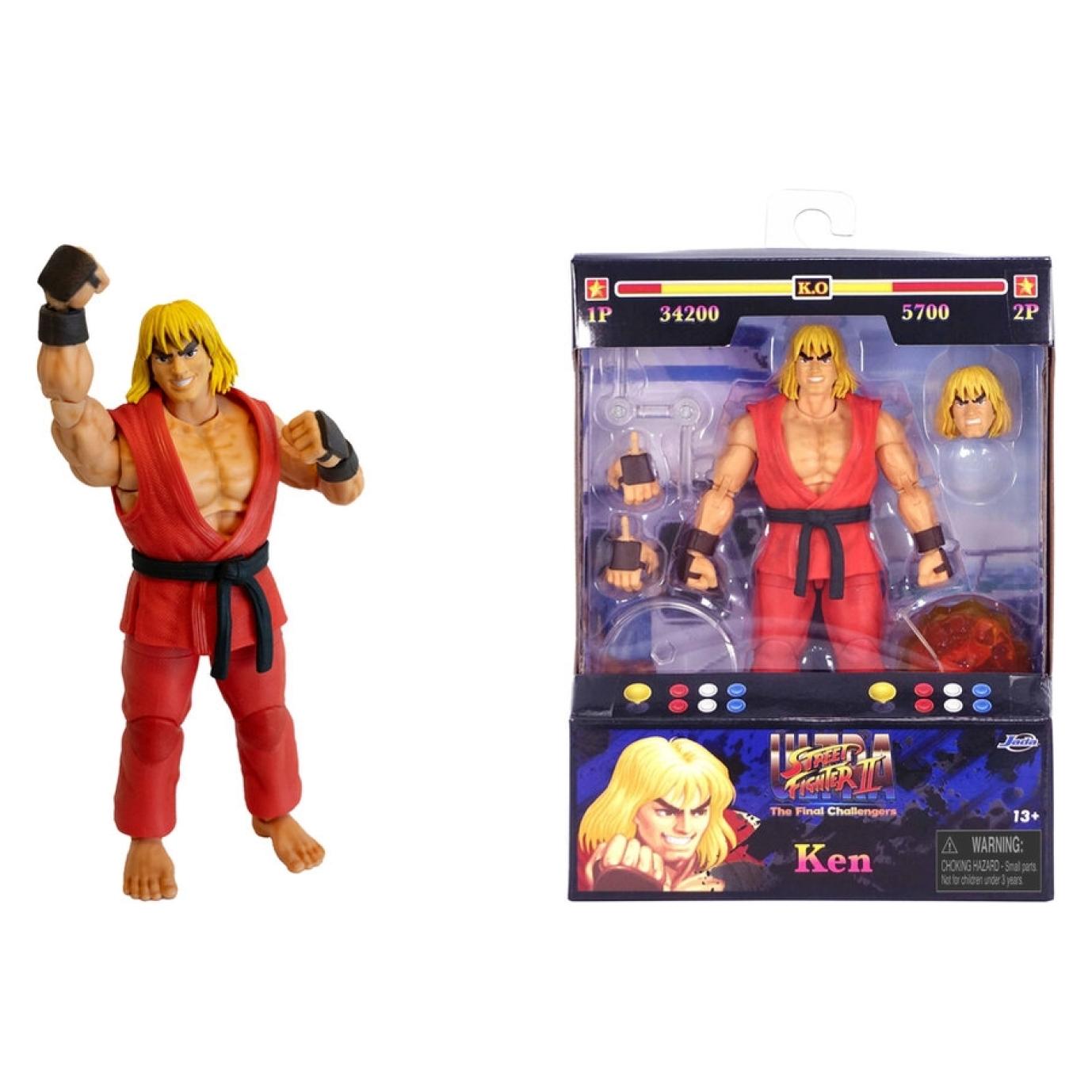 Jada Street Fighter II Ken 6" Figure (9334218314R00)