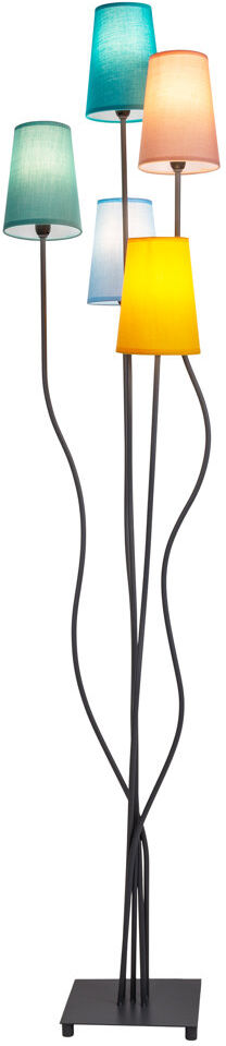 Metro Caislynn 163cm Brushed Column Floor Lamp Brushed 163cm H X 35cm W X 40cm D
