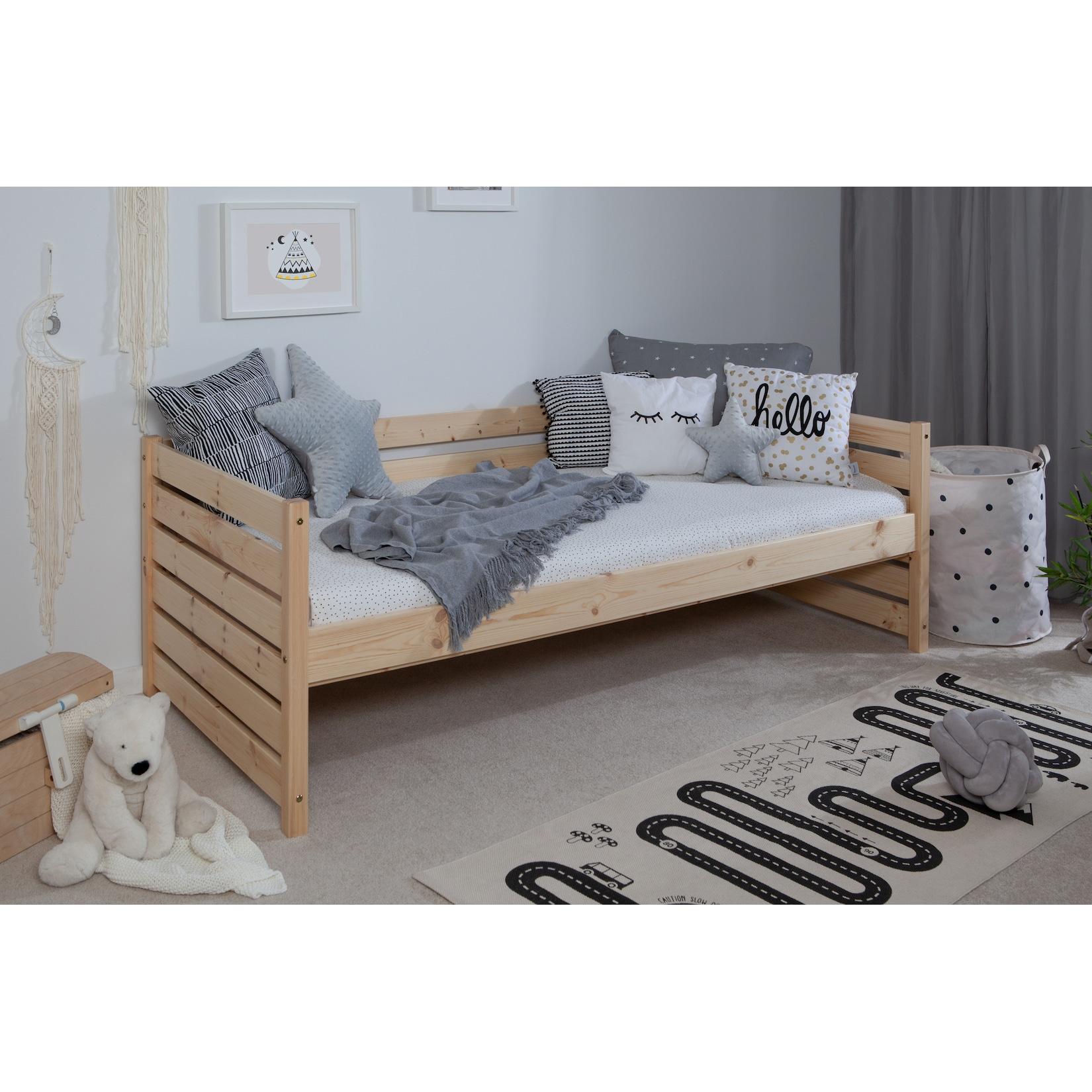 TiCAA Sofabett Naomi 90x200, Kiefer massiv