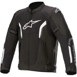 Alpinestars AST V2 Air, Textiljacke - Schwarz/Weiß - 4XL