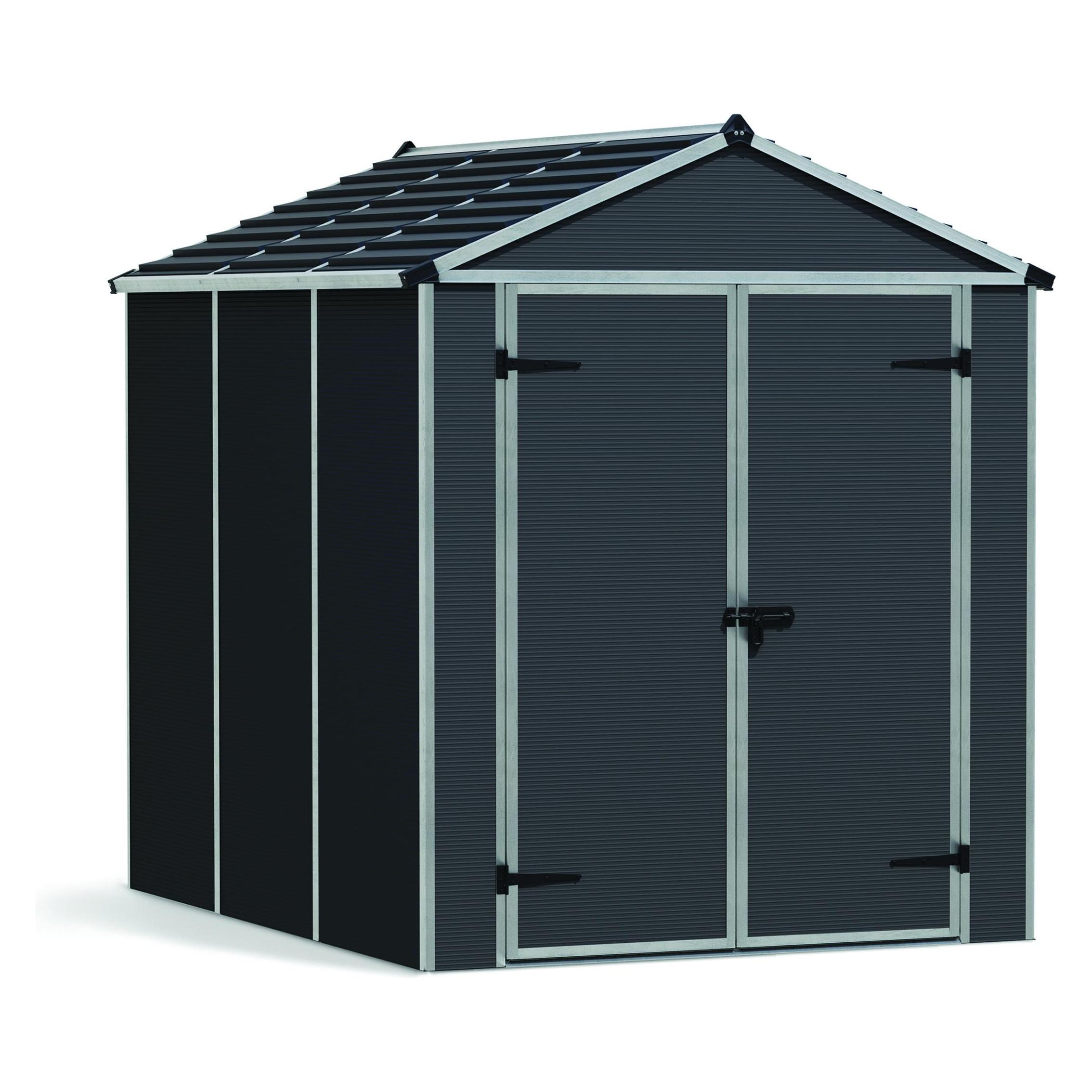 Palram Gerätehaus Rubicon 185x229cm Grau (61552664)