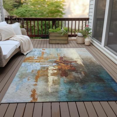 Addison Rugs Machine Washable Indoor/Outdoor Modern Painters Touch Chantille Rug