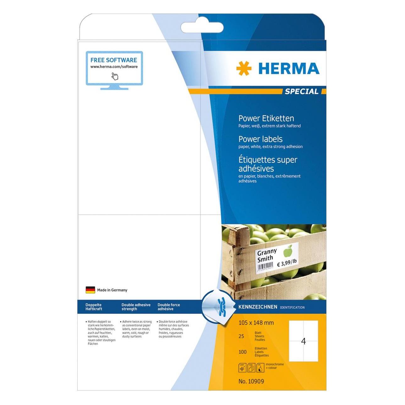 Herma Power Etiketten A4 (10909)