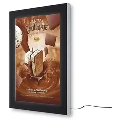 Showdown Displays LED-Schaukasten »Outdoor Noticeboard« A1 silber / schwarz silber, 73.7x98.4x7 cm