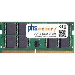 PHS-memory RAM passend für Medion Erazer Beast 18 X1 (MD62730), RAM Modellspezifisch, Schwarz