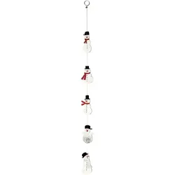 Kette Winterfreunde Good old friends Papier bunt mehrfarbig, Designer Sarah Baumann, 12 cm