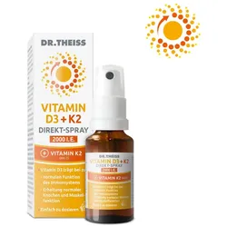 Dr. Theiss Vitamin D3 + K2 Direkt-Spray 2000 i.E. 20 ml