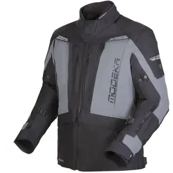Modeka Hydron Motorradjacke - schwarz-grau - LM