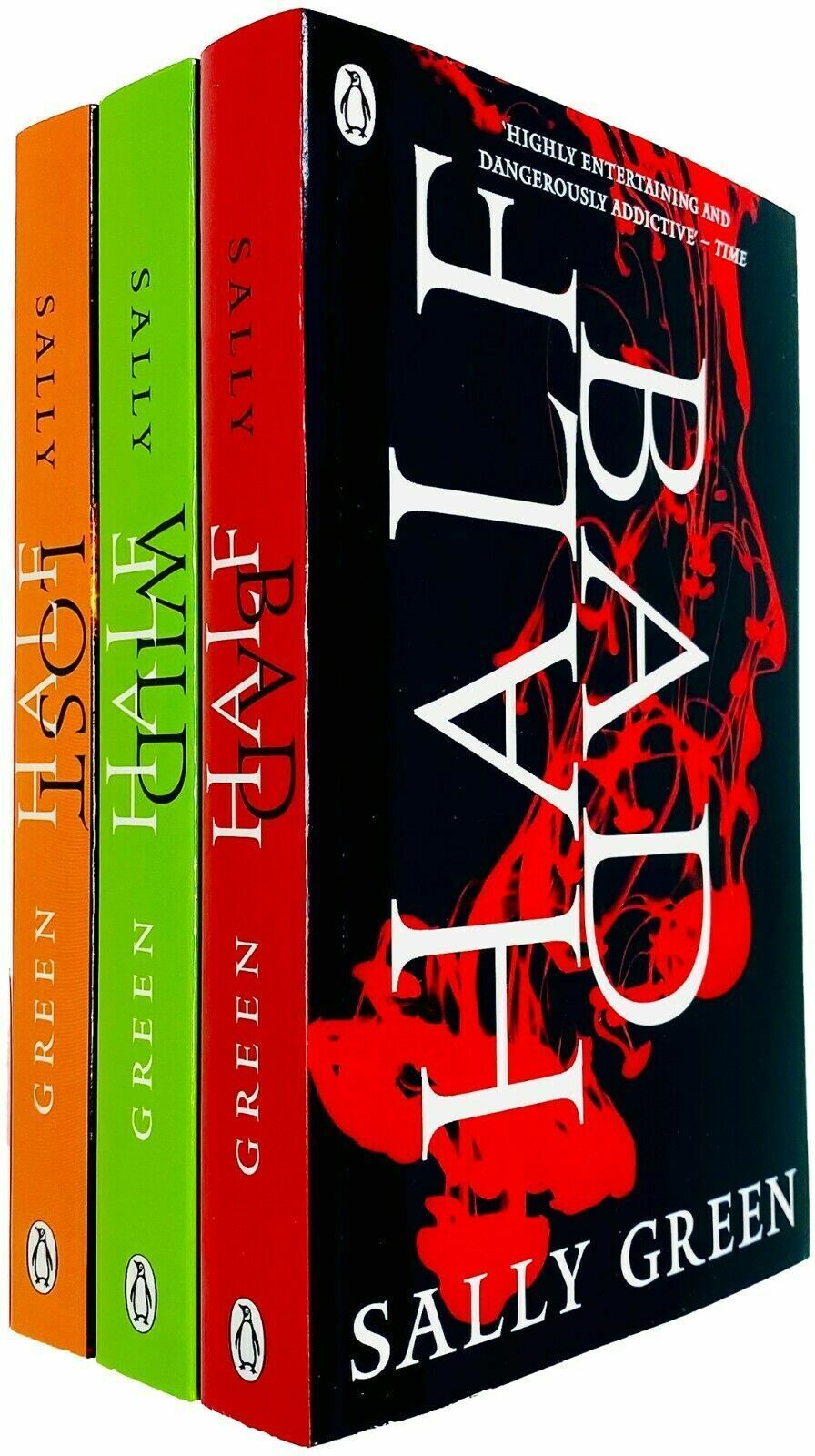 Penguin Half Bad Trilogy Series 3 Books Collection Set by Sally Green (Half Bad, Half Wild, Half Lost) - YA Fantasy Paperback - Ages 12-16