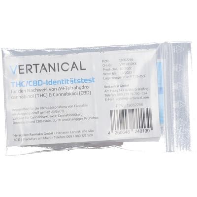Vertanical THC/CBD-Identitätstest 1 St Test