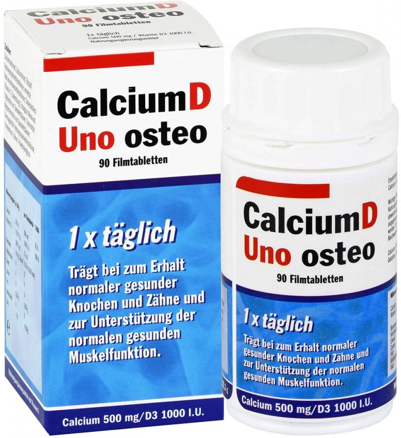 Calcium D Uno osteo Filmtabletten 90stk