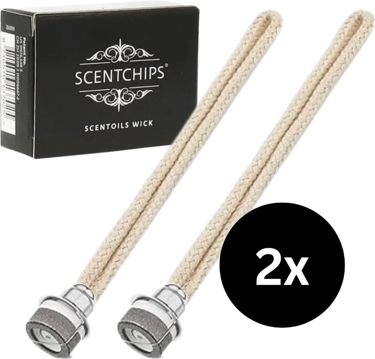 Scentchips Scentchips Oliebrander Lont Set van 2 met Steen voor Geurbranders