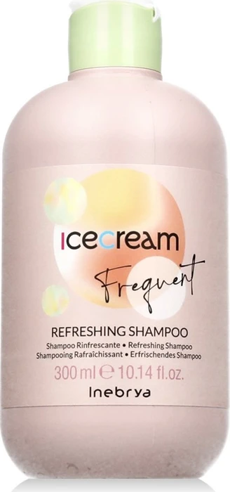 Inebrya Ice Cream Frequent Refreshing Shampoo Mint 300Ml (Flüssiges Shampoo, 300 ml) (8008277263748)