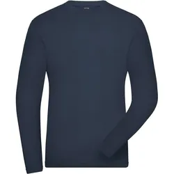 Bio Stretch Langarmshirt "JN1804" UV-Schutz - S - navy
