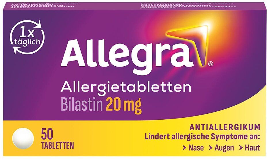 Allegra - schnell bei Heuschnupfen & ganzjährigen Allergien