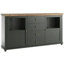 SIDEBOARD Martin Grün und Holz