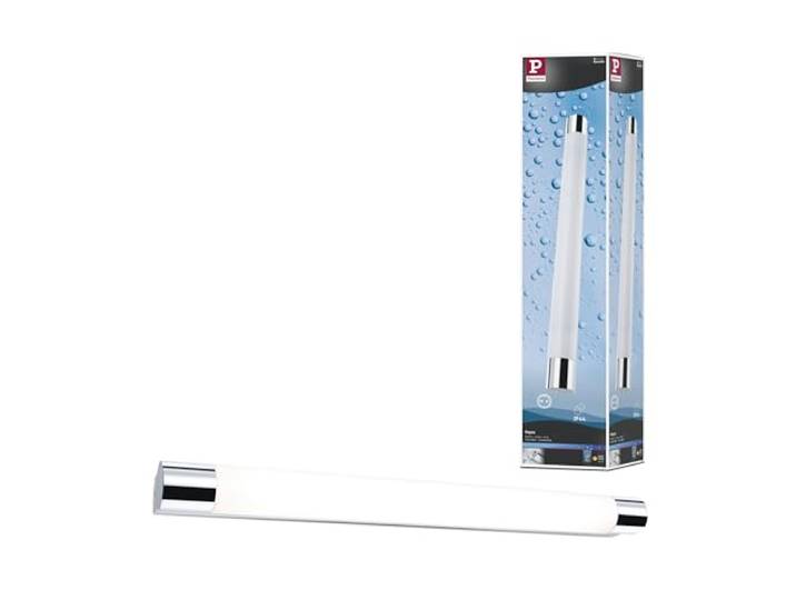 Paulmann 79713 LED Deckenleuchte Spiegelleuchte Orgon incl. 1x10,5 Watt IP44 Deckenlampe Chrom, Weiß Wohnzimmerlampe Metall, Acryl Flurlampe 3000 K