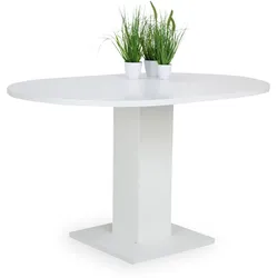 Esstisch THALEA (DH 90x76 cm) - weiß - DH 90x76 cm