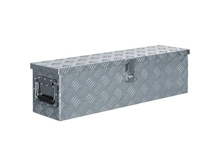 vidaXL Boîte en aluminium 80\,5 x 22 x 22 cm Argenté