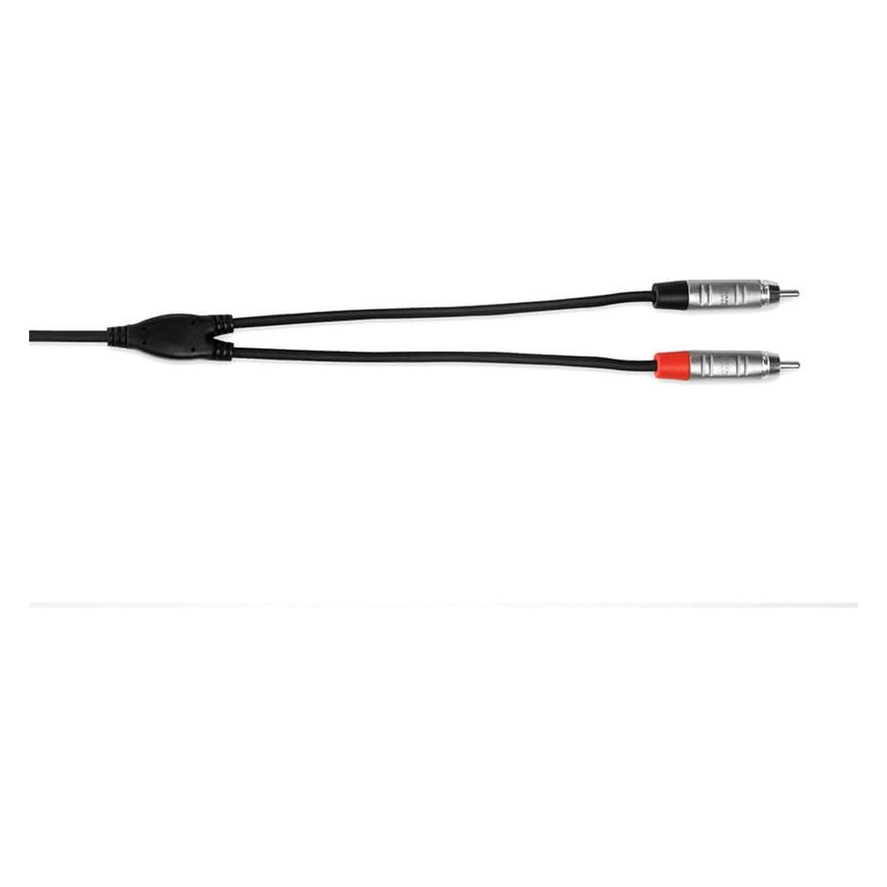 Hosa - PRO TRS 3.5mm - 2 x RCA 3m cable (3 m, AUX Kabel) (HMR-010Y)