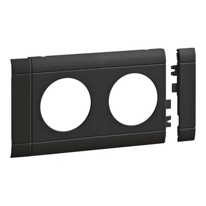 Tehalit Blende 2-f OT 80mm graf.-sw GB080209011 ; hager (5210657)