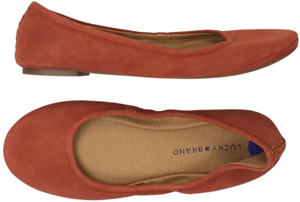Lucky Brand Damen Ballerina, Rot, Gr. EU 39, kein / Etikett - Second Hand