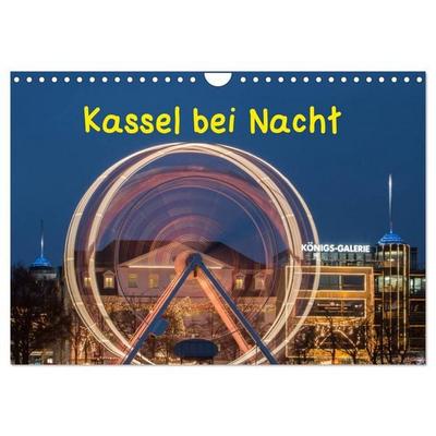 Kassel bei Nacht (Wandkalender 2026 DIN A4 quer), CALVENDO Monatskalender