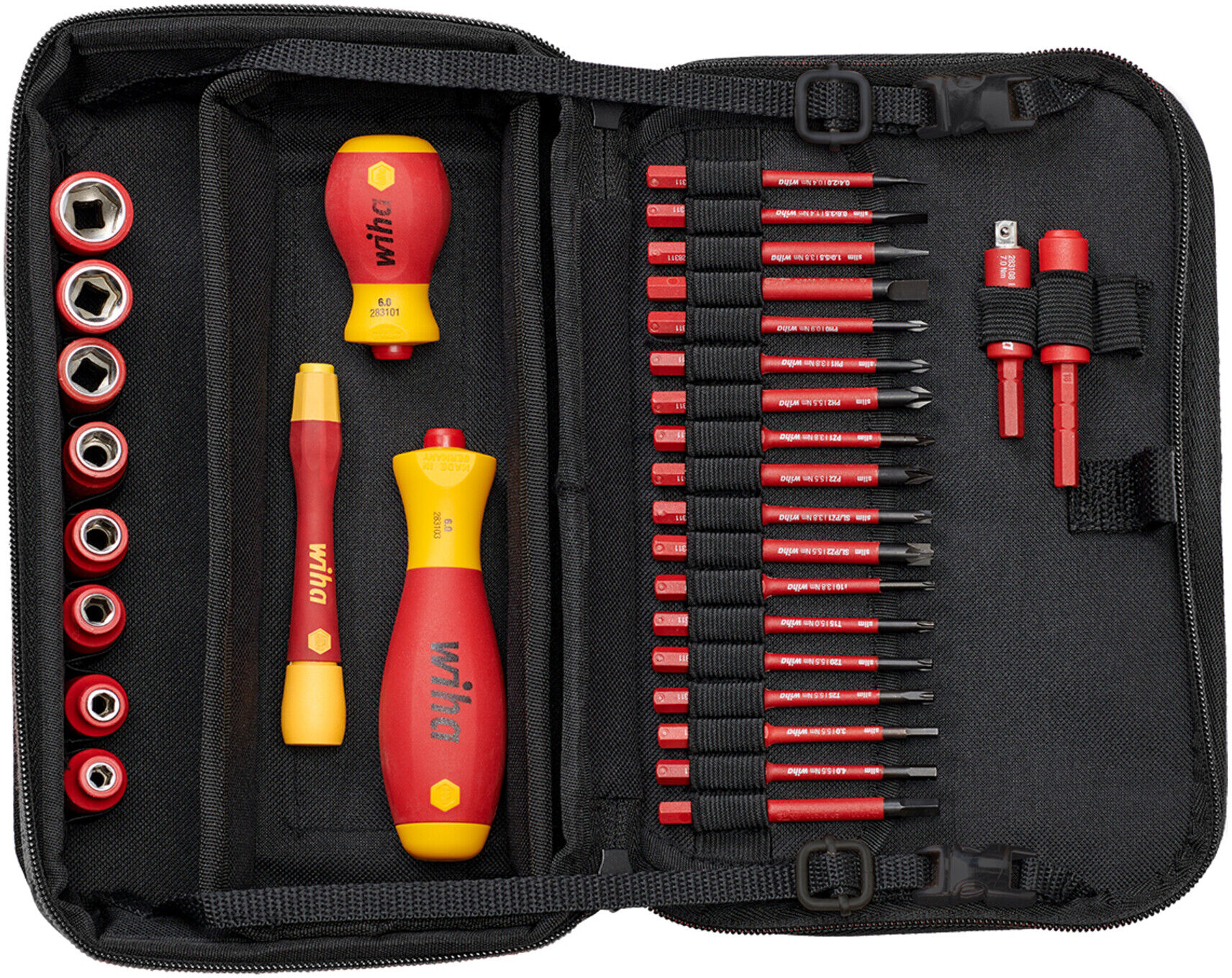 Wiha Werkzeug Set slimVario electric gemischt 31-tlg. in Funktionstasche (43465)