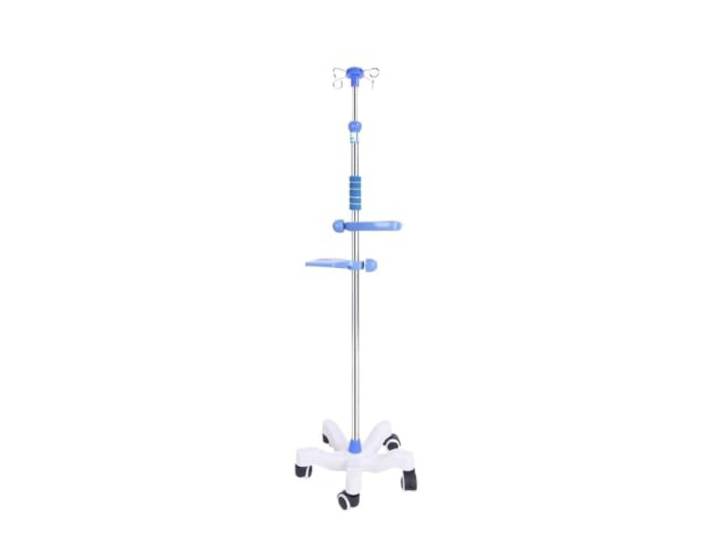 infusionsständer Tragbarer Infusionsständer mit Armlehnen/Aufbewahrung Medizinischer Infusionsständer mit höhenverstellbarem Tablett for die Krankenhausklinik