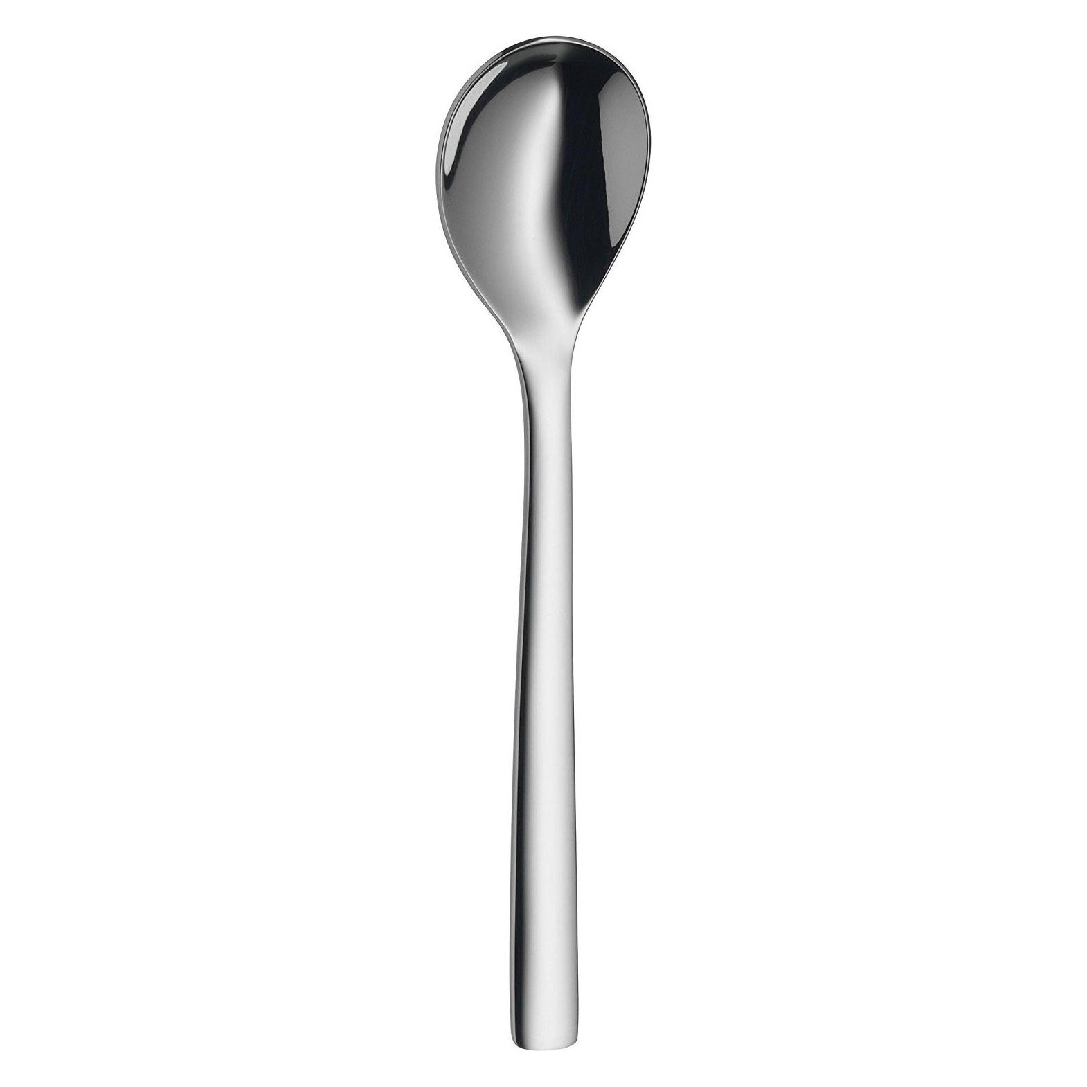 WMF Eierlöffel Set 6tlg 12cm Nuova Edelstahl poliert (6 Stk., Löffel) (12.9146.6040)