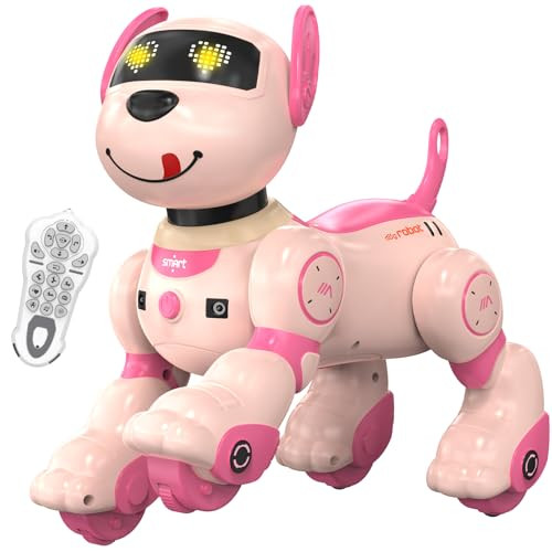 Dnenellr Interactieve Robot Hond met Afstandsbediening, Programmeerbaar en Spraakbesturing