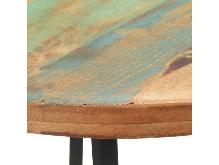 Soldes Moment Table de repas(1 pc) - YUYUE - Table de salle à manger - 80cm Bois de récupération massif - Montage Facile M0_4298945