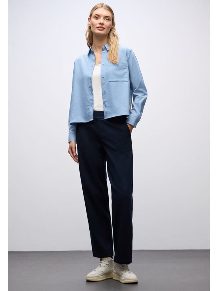 Street One Bluse in Hellblau - 38