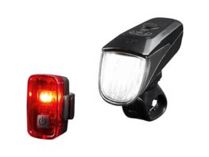 CRIVIT Kit d'éclairage LED pour vélo, 15 lux