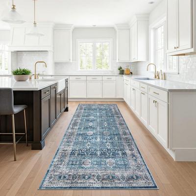 Delara Machine Washable Area Rug, Soft & Durable, Non-Slip Backing, Eco- Friendly GRS certified.