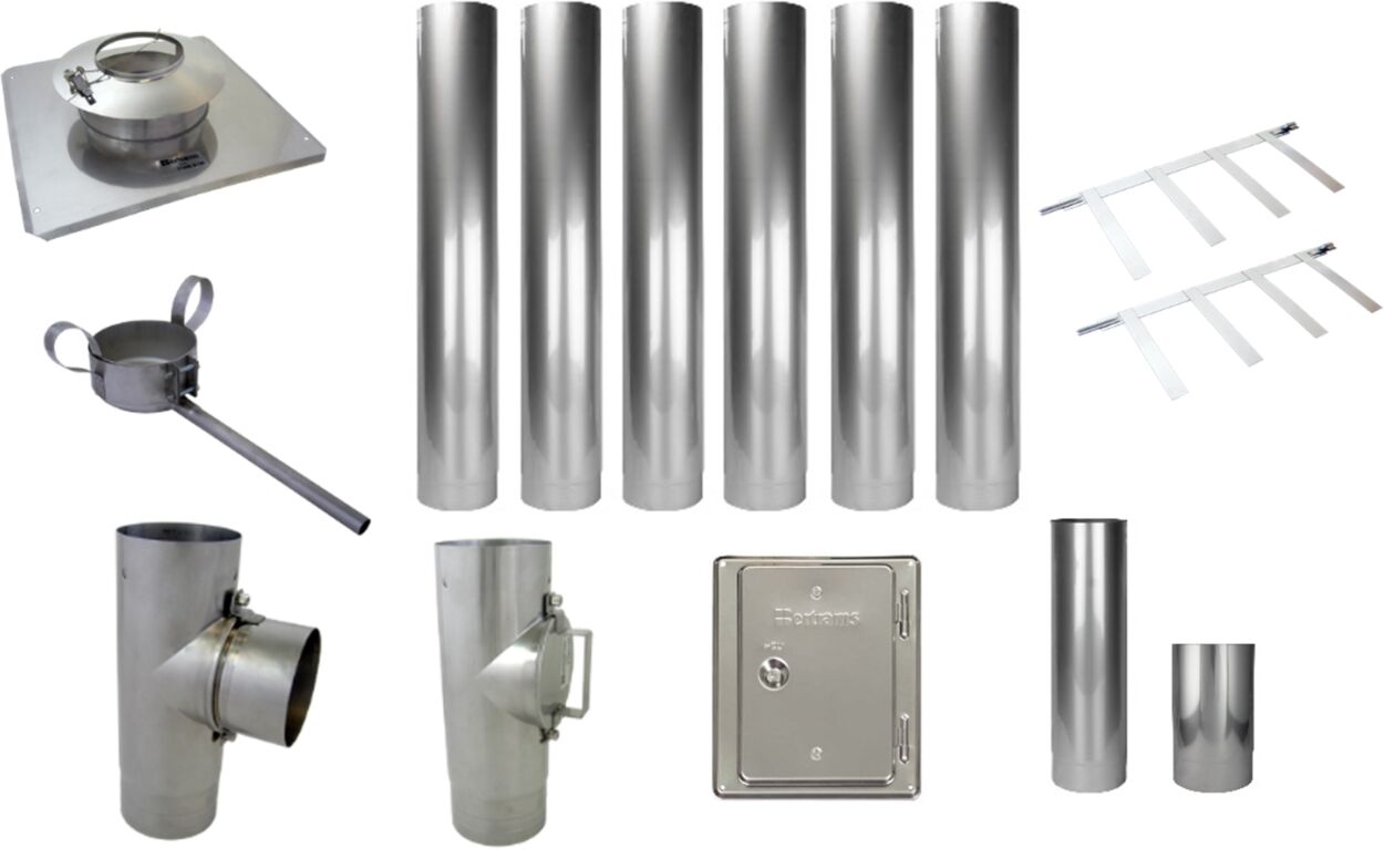 Kit standard Bertrams Ewr 21STB110-K Ø 110 mm, ensemble complet, pour hauteurs totales d'environ 7 m