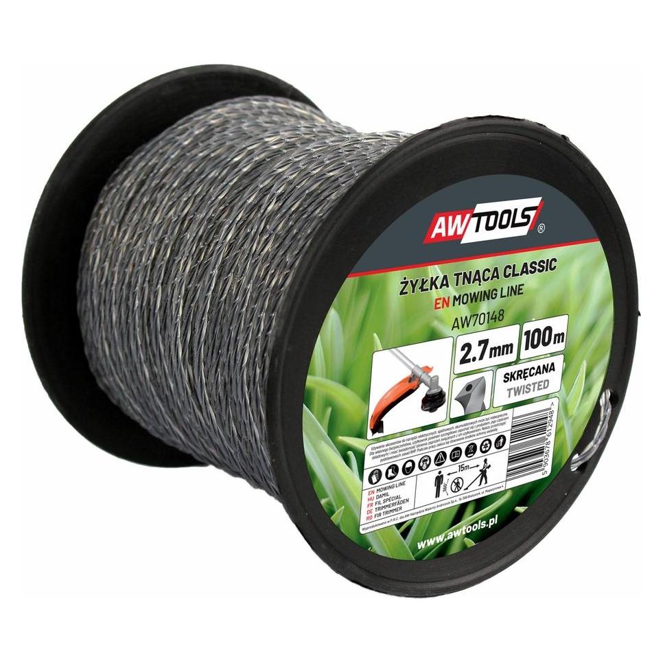 Awtools ŻYŁKA TNĄCA CLASSIC 2,7x100m/SKRĘCANA (Rasentrimmer) (35617069)
