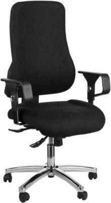 Topstar Bürostuhl SITNESS 55, Punktsynchronmechanik, mit Armlehnen, 3D-Body-Balance-Tec®, schwarz