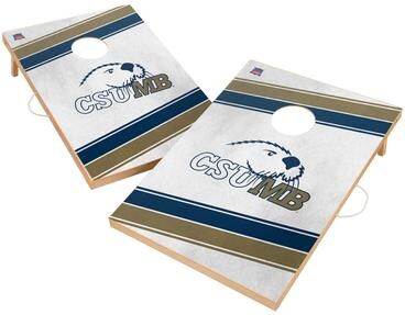 Skip's Garage Cal State Monterey Bay Otters Regulation 2x4 Cornhole Set