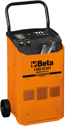 Beta tools Beta 1498/SC441  Akkuladegerät und Starter mit Wagen