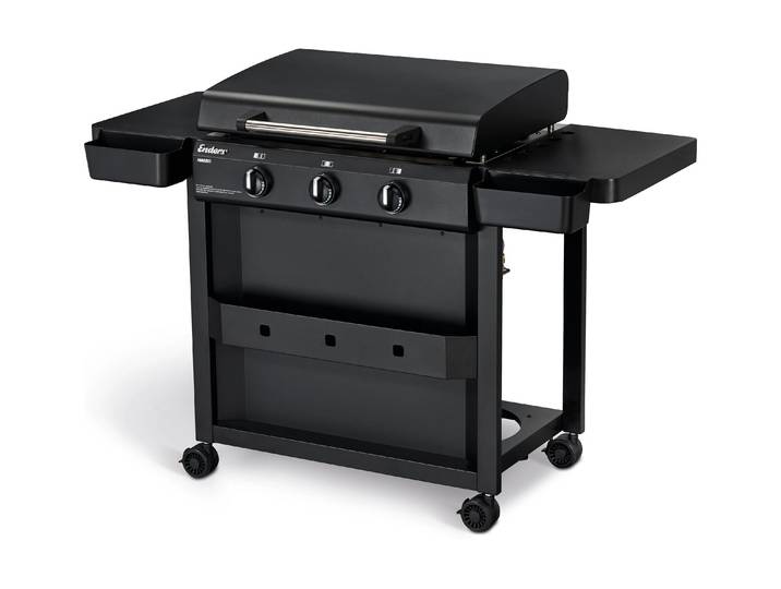 Gasgrill ENDERS Amaro , schwarz (silberfarben), B:138,5cm H:99cm T:58cm, Grills, Gasgrill