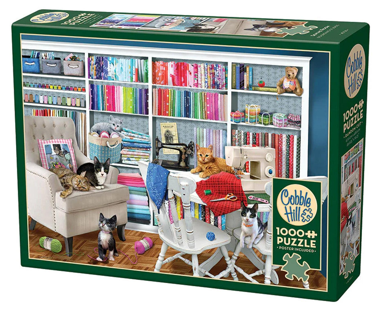 Cobble Hill Naaimachinekamer puzzel, 1000 stuks