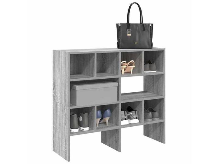 Étagères à chaussures empilables 2 pcs sonoma gris 89 5x30x40cm étagère à chaussures de rangement rangement de 858850
