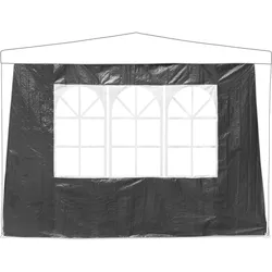 Relaxdays, Pavillon Zubehör, 4x Pavillon-Seitenwand (300 cm, 10 cm)