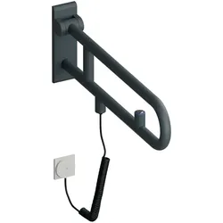 HEWI Stützklappgriff Serie 801, anthrazitgrau